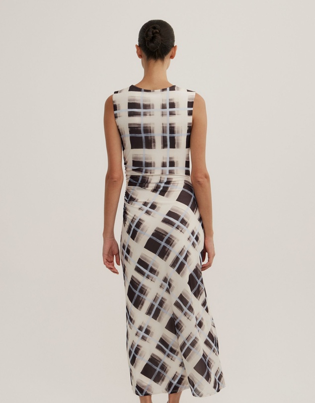Witchery - Ruched Cowl Mesh Dress