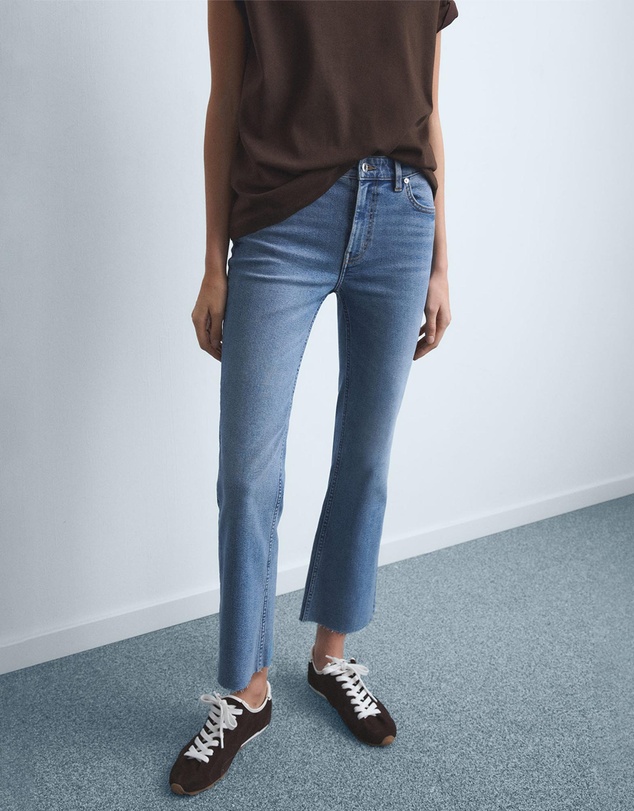 M.N.G - Sienna Flared Cropped Jeans