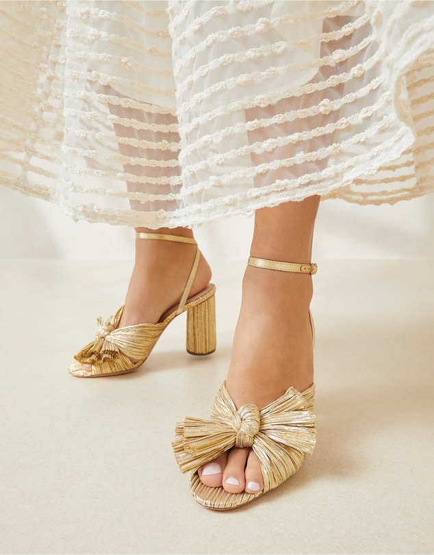 Loeffler Randall - Camellia Knot Mules with Ankle Strap