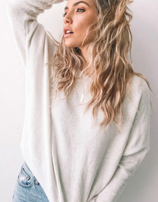 Esther & Co - Joansy Knit - White