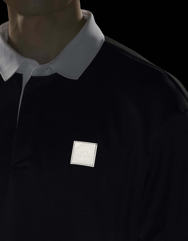 adidas Performance - LONG SLEEVE KNIT SWEAT POLO SHIRTS Mens