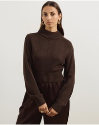 Atmos&Here - Zulu Textured Roll Neck Jumper