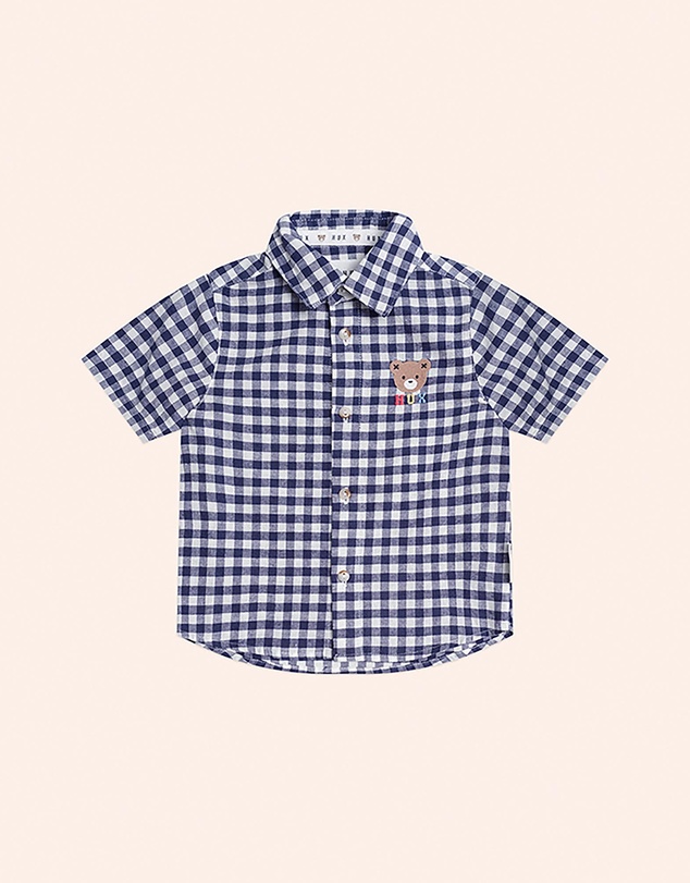 Huxbaby - Huxbear Button Up Checks - Babies