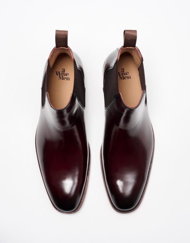 3 Wise Men - 3 Wise Men Cave Leather Chelsea Boot