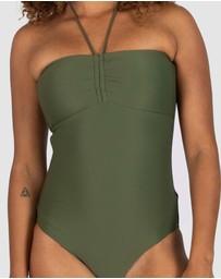 Baku Swimwear - Rococco Bandeau One Piece Swimsuit