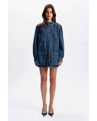 Bardot - 030 Denim Oversized Mini Dress