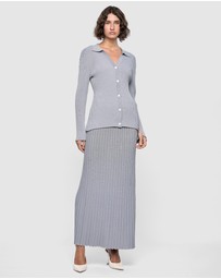 Staple the Label - Vera Rib Knit Midi Skirt
