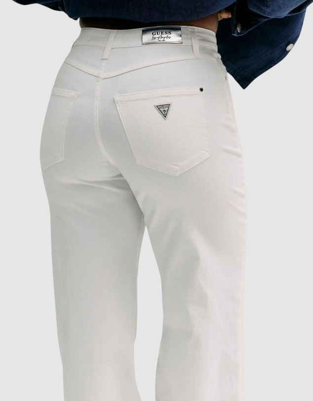 GUESS - Mid-Rise Bellagio Wide Leg Jeans