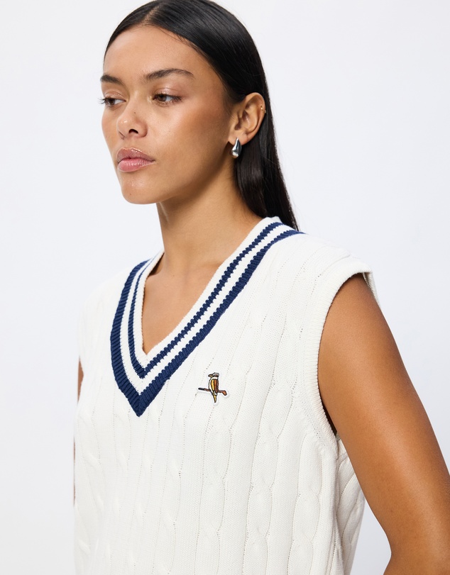 Walker Golf Things - Classic Cable Knit Vest