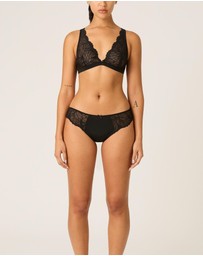 Modibodi - Camille Period Thong Light Absorbency Noir Black