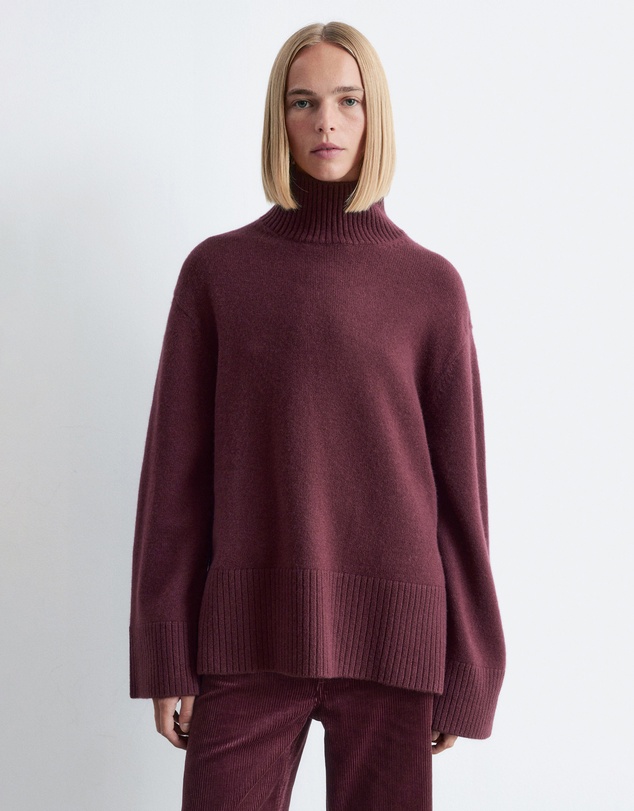 & Other Stories - Oversized Turtleneck Wool Jumper