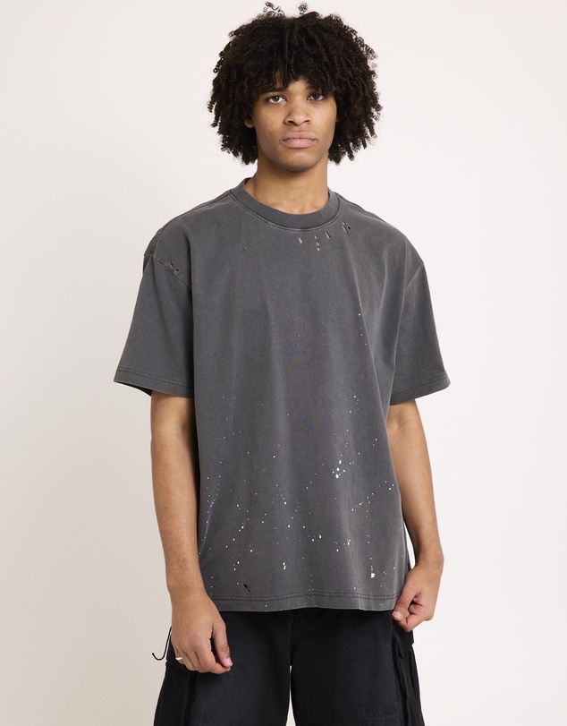 Black Noise White Rain - Trashed T-Shirt