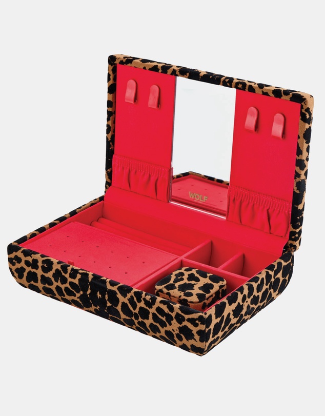 Wolf - WOLF Savanna Leopard Print Medium Jewellery Box