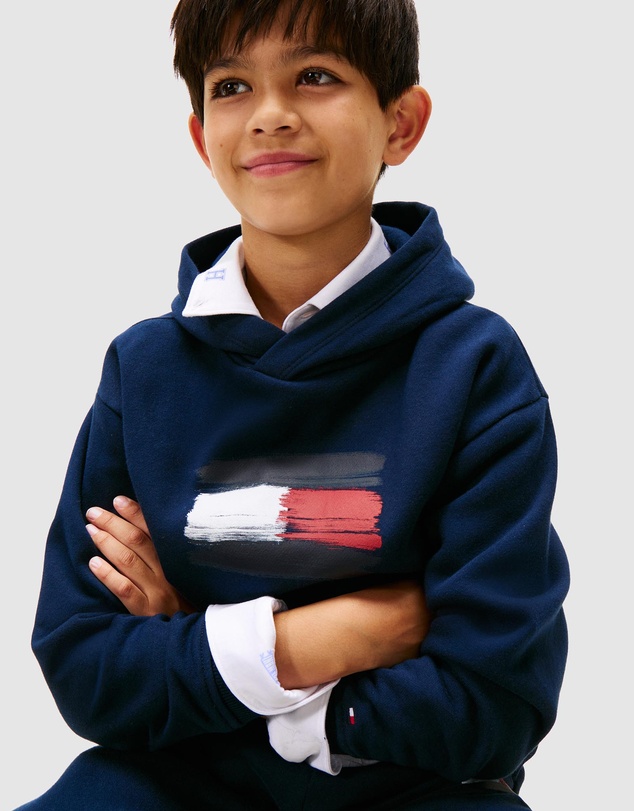 Tommy Hilfiger - Hilfiger Flag Hoody - Teens
