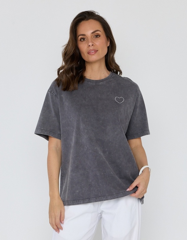 ALEXANDRA - Hearty T-Shirt Grey