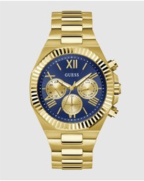 GUESS - Guess Men's Gold Tone 44mm Multi-function Watch