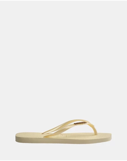 Havaianas - Slim Square Logo Metallic - Women's