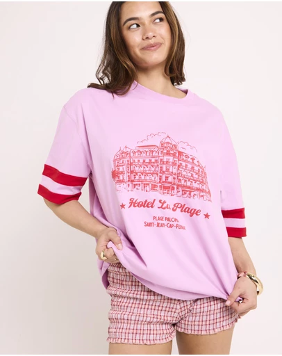 Subtitled - Getaway Stripe Short Sleeve T-Shirt