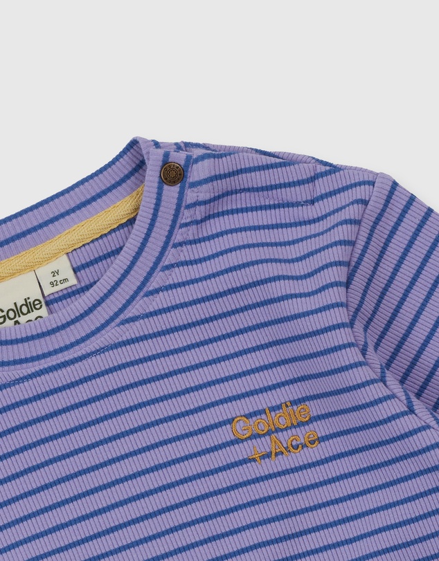 Goldie + Ace - Essential Stripe Rib Top - Babies-Kids