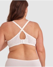 Bras N Things - Body Bliss Lace Full Cup Bra - Ivory