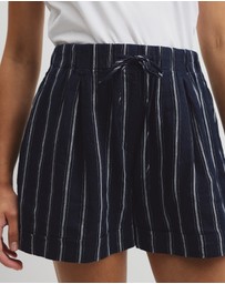 Country Road - Yarn Dyed Cuff Linen Short
