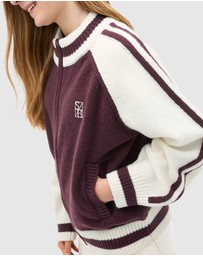 Seed Heritage - Zip Up Knit Bomber - Teen