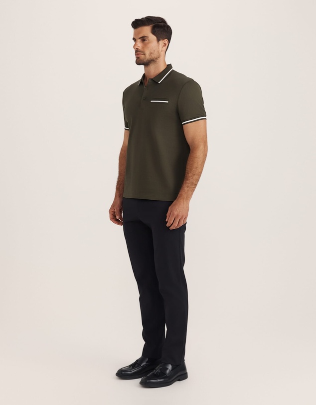 SABA - Ted Textured Cotton Polo