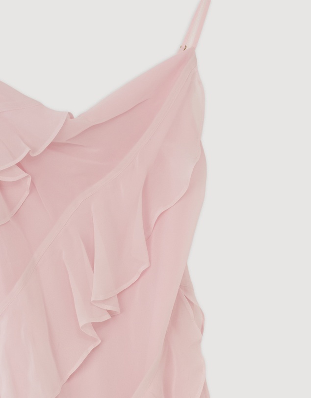 Revibe - Repaired Shona Joy Amina Ruffle Mini Dress - AU 8
