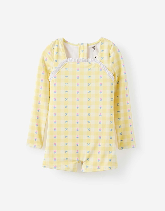 Cotton On Kids - Long Sleeve Boyleg One Piece