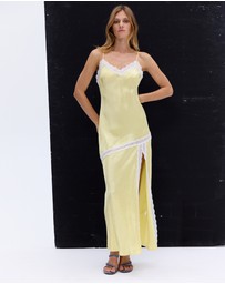 Third Form - Sevin Lace Trim Slip Dress