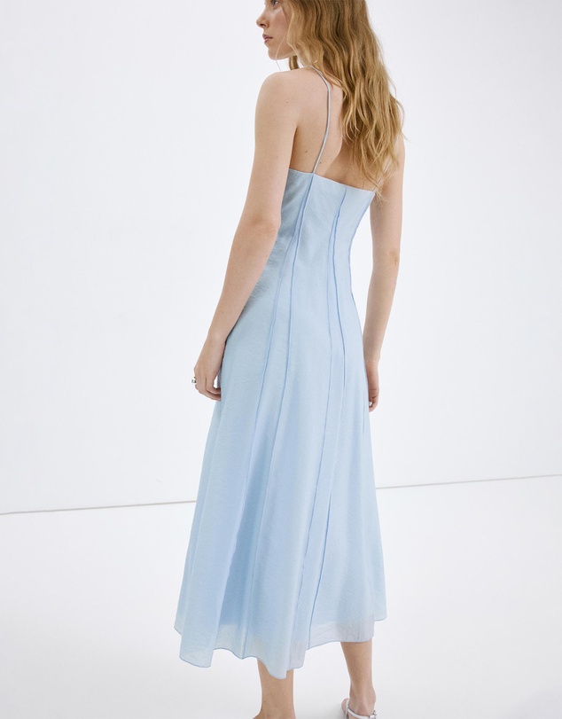 M.N.G - Lyocell Dress with Stitching Detail
