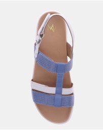 Mia Vita - Bryn Adjustable Sandal - Blue Multi
