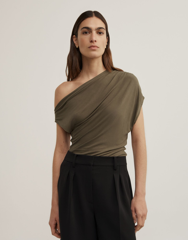 Witchery - Asymmetric Jersey Top