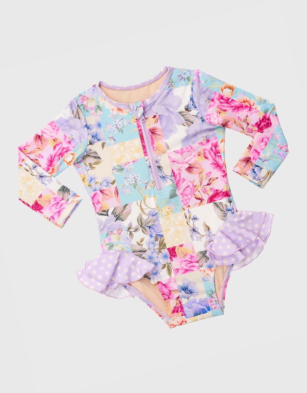 Aqua Blu Kids - Meadow Long Sleeve One Piece - Babies
