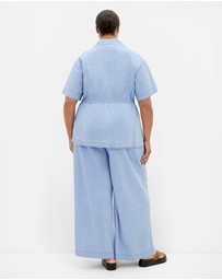 City Chic - Plus size Mikayla Denim Pant - light wash