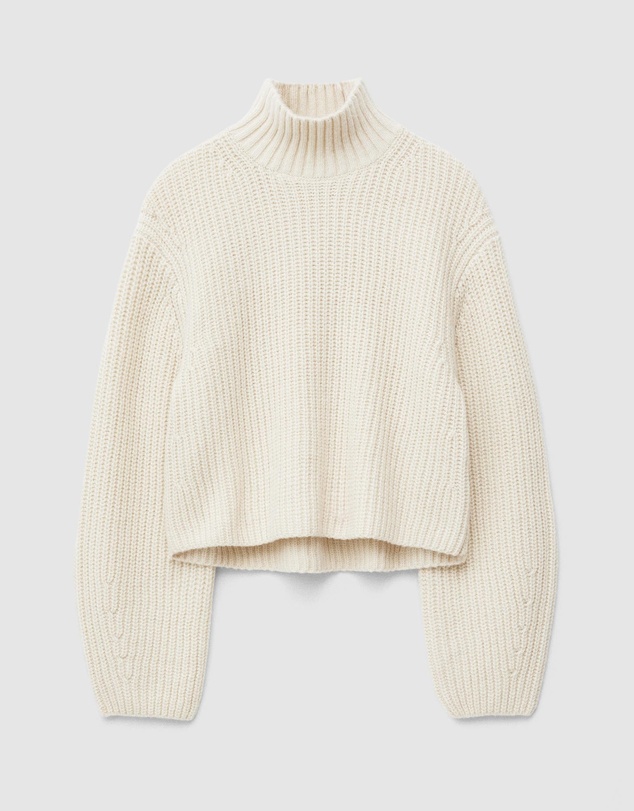 & Other Stories - Cropped Turtleneck Jumper