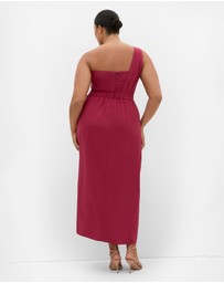 City Chic - Allure One Shoulder Maxi Dress