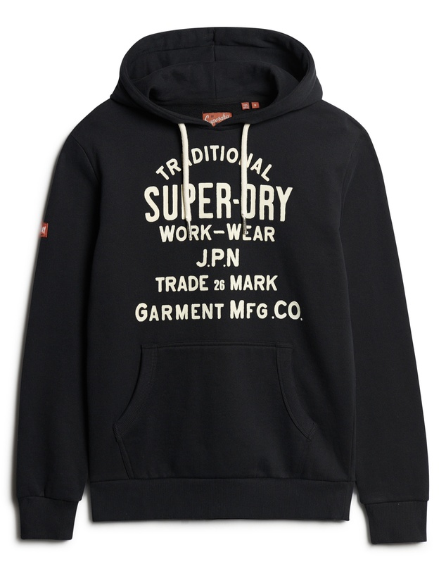Superdry - Workwear Flock Graphic Hoodie