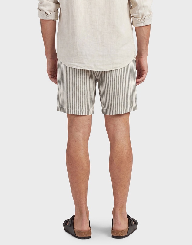Academy Brand - Stripe Riviera Linen Short