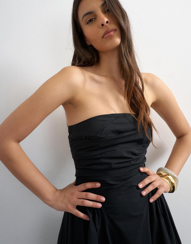 TOPSHOP - Marie Bandeau Maxi Dress Woven