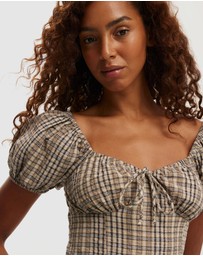 Cotton On - Wren Lace Trim Mini Dress