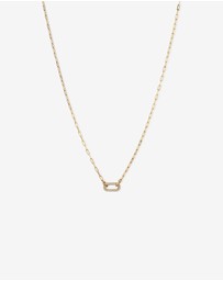 Michael Hill - Luxe Links Necklace with Cubic Zirconia in 18kt Vermeil