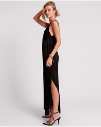 ONE TEASPOON - Animal Jaquard Maxi Slip Dress