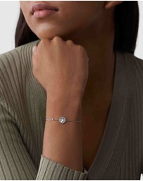 Fossil - Sterling Silver-Tone Silver-Tone Bracelet JFS00519040