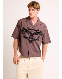 Black Noise White Rain - Hawk SHort Sleeve Shirt