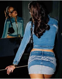 Neon Hart - Y2K Moto Mini Skirt