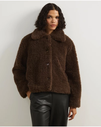 Atmos&Here - Marigold Shearling Jacket