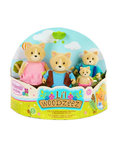 Lil Woodzeez - The Whiskerelli Cats Miniature Animal Figurine Set