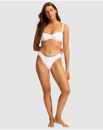 Seafolly - Seafolly Collective High Leg Ruched Side Bikini Bottom