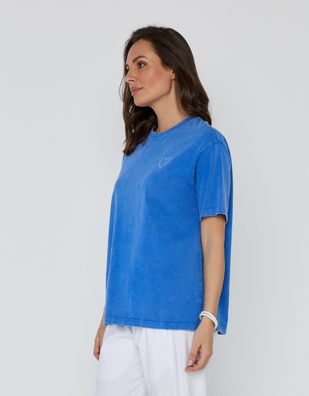 ALEXANDRA - Hearty T-Shirt Blue